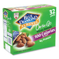 Whole Natural Almonds On-the-Go, 0.63 oz Pouch, 32 Pouches/Carton