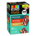 Minis, Dark Chocolate Nuts Sea Salt/Caramel Almond Nuts Sea Salt, 0.7 oz Bar, 32 Bars/Carton