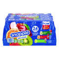 Juice Drink Variety Pack, Snapple Apple, Fruit Punch, Kiwi Strawberry, 20 oz Bottle, 24/Carton