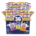 Popcorn Variety Snack Pack, 0.5 oz Bag, 36 Bags/Carton