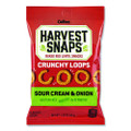 Crunchy Loops, Sour Cream and Onion, 1.35 oz Bag, 8/Box