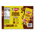 Mini Cookies, Fudge Stripes, 2 oz Pouch, 36/Box