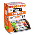 Organic Energy Bars, Mango Lime, 0.7 oz Bar, 36/Box