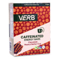 Caffeinated Energy Bar, Chocolate Peanut Butter Cup, 0.92 oz Bar, 16/Box
