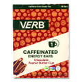 Caffeinated Energy Bar, Chocolate Peanut Butter Cup, 0.92 oz Bar, 16/Box