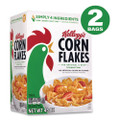 Corn Flakes Cereal,  2 Bags/Box,  43 oz Box
