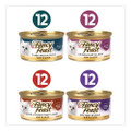 Poultry and Beef Variety Pack, Assorted Flavors, 3 oz Can, 48/Carton