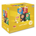 Potato Chip Variety Mix, Assorted Flavors, 1.5 oz Bag, 30 Bags/Carton