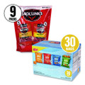 Sunchips and Jack Link's Beef Jerky Variety Pack, (30) 1.5 oz Bags, (9) 1.25 oz Snack Packs, Assorted Flavors/Bundle