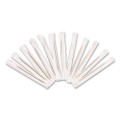Individually Wrapped Round Wood Toothpicks, 4", Natural, 1,000/Box, 12 Boxes/Carton