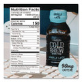 Cold Brew Coffee, Vanilla Latte, 8 oz Bottle, 24/Carton