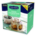 Classic Cinnamon Roll Coffee K-Cups, 0.33 oz, 48/Box
