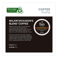 Major Dickason's Blend K-Cups, 0.44 oz, 40/Box