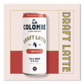 Draft Latte Cold Brew, Triple Shot Espresso Latte, 11 oz Can, 12/Carton