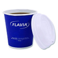 Hot Beverage Paper Cup Lids 10 oz, Fits FLAVIA 10 oz Paper Cup, White, 100/Sleeve, 10 Sleeves/Carton