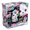 Airbrush Plush Glow-in-the-Dark Unicorn with Airbrush Tool, (3) Washable Ink Tubes and (60) Stick-On Stencils, Ages 6 and Up