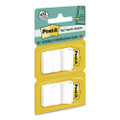 Standard Page Flags in Dispenser, 1" Wide, White, 50 Flags/Dispenser, 2 Dispensers/Pack, 24 Packs/Carton