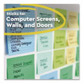 Recycled Pop-up Notes in Oasis Collection Colors, Cabinet Pack, 3" x 3", Assorted Colors, 70 Sheets/Pad, 18 Pads/Pack
