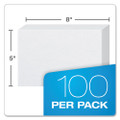 Unruled Index Cards, 5 X 8, White, 100/pack