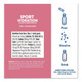 Sport Hydration Electrolyte Powder Drink Mix, Pink Lemonade, 0.17 oz Stick, 10/Box
