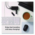 USB 3.0 Hub, 4 Ports, Black