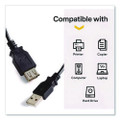 USB 2.0 Extension Cable, 6 ft, Black
