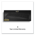 Wireless Comfort Keyboard, 2.4 GHz Frequency/23 ft Wireless Range, Black
