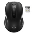 Wireless Optical USB Mouse, 2.4 GHz Frequency/23 ft Wireless Range, Left/Right Hand Use, Black
