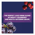 Cran-Grape Juice, 15.2 oz Bottle, 12/Carton