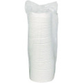 EarthChoice PFAS-Free Compostable Soup Cup Lid, For 8 oz to 16 oz Soup Cups, 4" Diameter, White, Sugarcane, 500/Carton