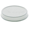 EarthChoice PFAS-Free Compostable Soup Cup Lid, For 8 oz to 16 oz Soup Cups, 4" Diameter, White, Sugarcane, 500/Carton