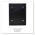 File Pedestal With Full-length Pull, Left Or Right, 2 Legal/letter-size File Drawers, Black, 14.96" X 19.29" X 27.75"