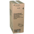 Conventional Foam Hinged Lid Container, Very Shallow, 9 x 6.5 x 1.3, White, 150/Carton