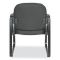 Alera Genaro Series Half-back Sled Base Guest Chair, 25" X 24.80" X 33.66", Black