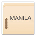 Manila Fastener Folders, Reinforced Straight Tab, 2 Fasteners, Legal Size, Manila, 50/Box