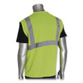 ANSI Class 2 Hook and Loop Safety Vest, Medium, Lime