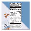 Roasted and Salted Almonds, 1.5 oz Pouch, 36/Box