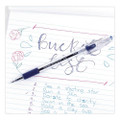R.s.v.p. Ballpoint Pen, Stick, Fine 0.7 Mm, Blue Ink, Clear/blue Barrel, Dozen