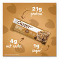 Protein Bars, Chocolate Chip Cookie Dough, 2.12 oz Bar, 12 Bars/Box
