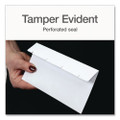 Reveal-N-Seal Envelope, Security Tint, #10, Commercial Flap, Self-Adhesive Closure, 4.13 x 9.5, White, 500/Box