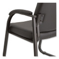 Alera Genaro Series Half-back Sled Base Guest Chair, 25" X 24.80" X 33.66", Black - VISALERL43C16