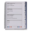 Pocket-Size Password Keeper Log Book, User-Name/Password Format, White/Purple Cover, (60) 7 x 5.5 Sheets