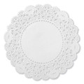 Lace Doilies, Round, 4", White, 10,000/Carton