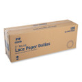 Lace Doilies, Round, 5", White, 10,000/Carton