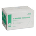 Bamboo Stir Sticks, 7", 5,000/Carton