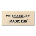 MAGUC RUB Eraser, For Pencil/Ink Marks, Rectangular Block, Medium, Off-White, 432/Carton