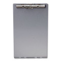 Redi-Rite Aluminum Storage Clipboard, 1" Clip Capacity, Holds 6 x 10 Sheets, Silver