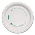 Compostable Paper Dinnerware, ProPlanet Seal, Plate, 6" dia, White, 1,000/Carton