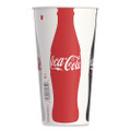 Double Sided Poly Paper Cold Cups, 28 oz to 32 oz, Coca-Cola Design, 40/Pack, 12 Packs/Carton