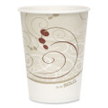 Double Sided Poly Paper Cold Cups, 16 oz, Symphony Design, 50/Sleeve, 20 Sleeves/Carton